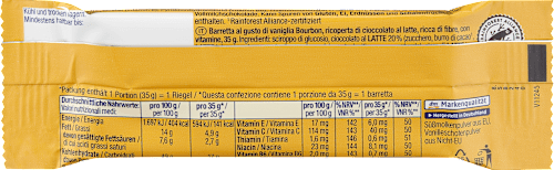 Molke-Riegel Bourbon-Vanille-Geschmack Mivolis