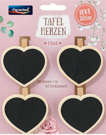 Tafelherzen Hochzeit  Paradies