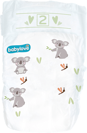 Windeln Premium Gr. 2, Mini, 3-6 kg babylove