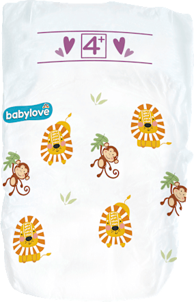 Windeln Premium Gr. 4+ Maxiplus (9-15 kg), Jumbo Pack babylove