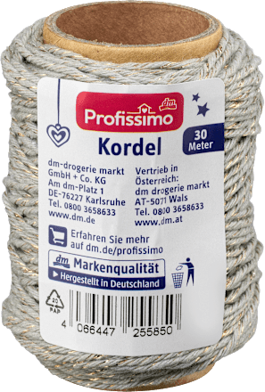 Okrasna vrvica, več različic Profissimo