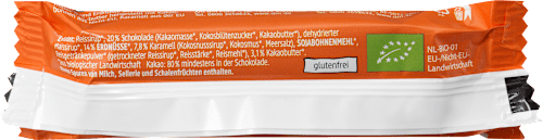 Schokoriegel Peanut Caramel vegan dmBio