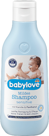 Gyengéd babasampon kamillával és panthenollal babylove