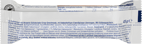 Proteinriegel 50%, Brownie Chocolate Crisp Geschmack  Sportness