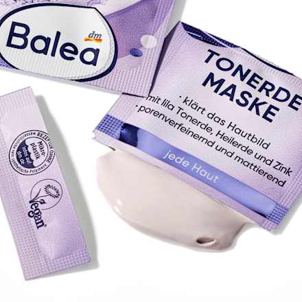 Maseczka do twarzy z glinką Tonerde Balea