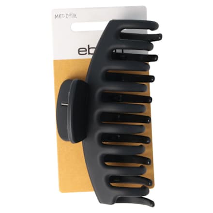 Haarklammer mattschwarz ebelin
