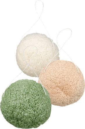 Konjac Gesichtsreinigungs-Schwamm sortiert ebelin
