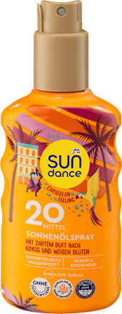 SUNDANCE Sonnenölspray LSF 20 mit Kokos Duft  SUNDANCE