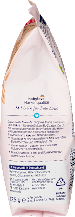 bio Mama sušenky ovesné s chia semínky babylove Mama