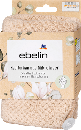 Haarturban Mikrofaser ebelin