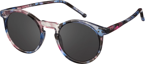 Sonnenbrille Damen schwarz mit Blumen SUNDANCE