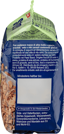 Bio muesli s sojinimi in ovsenimi kosmiči, sončničnimi semeni in oreški Sportness