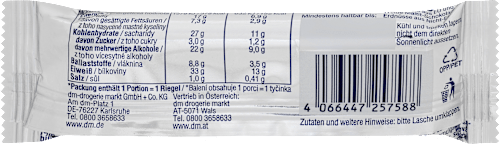 Proteínová tyčinka 33 % v bielej čokoláde arašidy a karamel Sportness