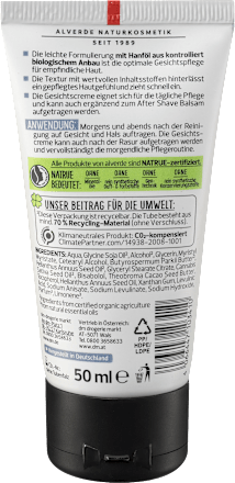 Gesichtscreme Sensitive Men alverde MEN