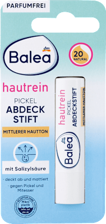 Krycia tyčinka na problematickú pleť hautrein - 20 Natural Balea