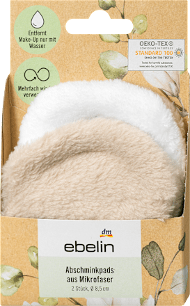 Jastučići za skidanje šminke ebelin