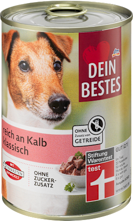 Popolna hrana za odrasle pse s teletino DEIN BESTES