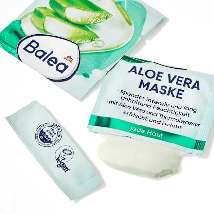 Maska za lice-  aloe vera,  2x8ml Balea