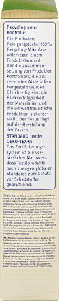 nature Reinigungstücher 100% Recycling-Mikrofaser Profissimo