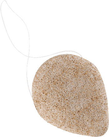 Konjac-Gesichtspeeling-Schwamm Walnussschale ebelin