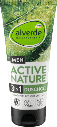 Duschgel Active Nature 3 in 1 alverde MEN