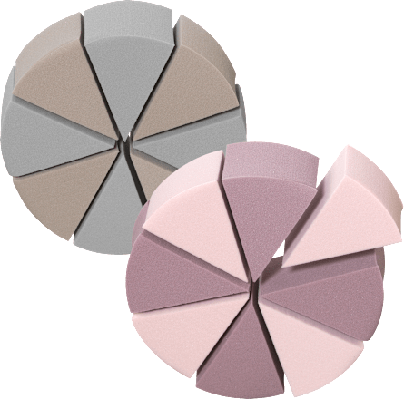 Sunđer za precizno nanošenje šminke, više vrsta ebelin