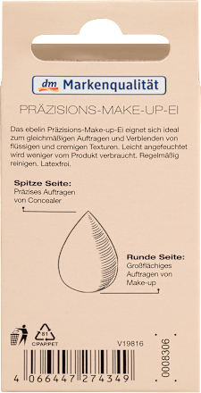 Make-up sunđer za precizno nanošenje šminke, više vrsta ebelin