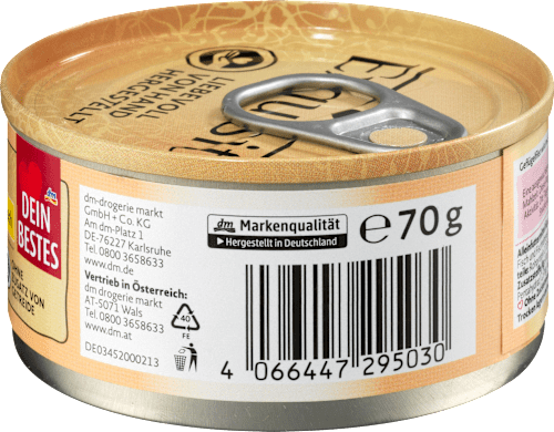 Nassfutter Katze Exquisit Geflügelfilet mit Thunfisch Dein Bestes