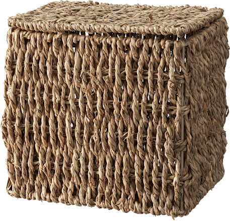 Geflochtener Korb aus Seegras, natur  keine Marke