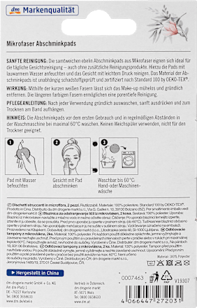 Abschminkpads aus Mikrofaser ebelin