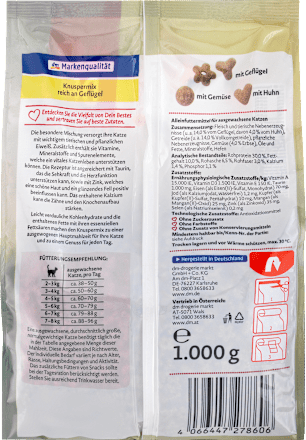 Trockenfutter Katze Knuspermix mit Geflügel Dein Bestes