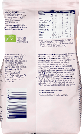 bio Mama sušenky ovesné s chia semínky babylove Mama