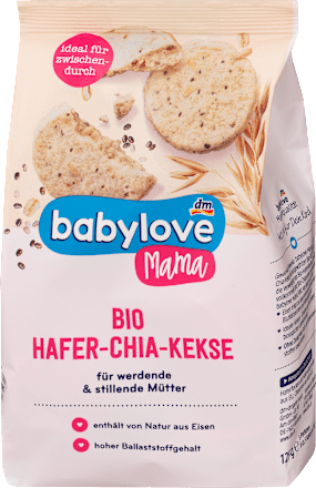 bio Mama sušenky ovesné s chia semínky babylove Mama