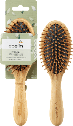 Kopfmassagebürste Bambus ebelin