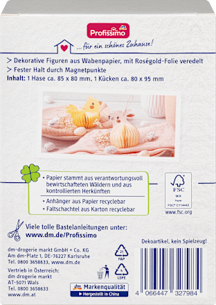 Osterdeko aus Papier Profissimo