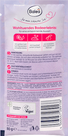 Badesalz Für dich Balea