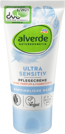 Krem do twarzy do skóry wrażliwej i atopowej Ultra Sensitiv alverde NATURKOSMETIK