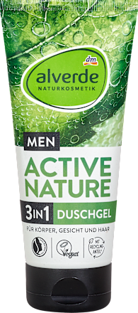 Żel pod prysznic 3 w 1 dla mężczyzn Active Nature alverde MEN