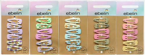 Kinder Haarspangen sortiert ebelin