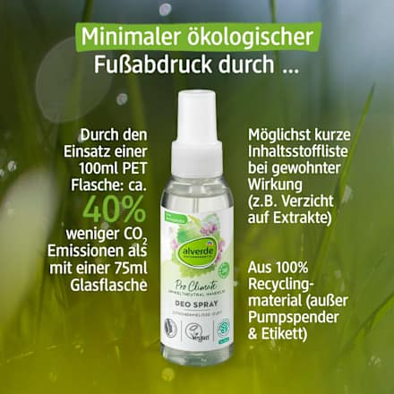 Deo Spray Pro Climate Zitronenmelisse-Duft alverde NATURKOSMETIK