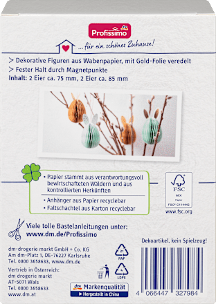 Osterdeko aus Papier Profissimo