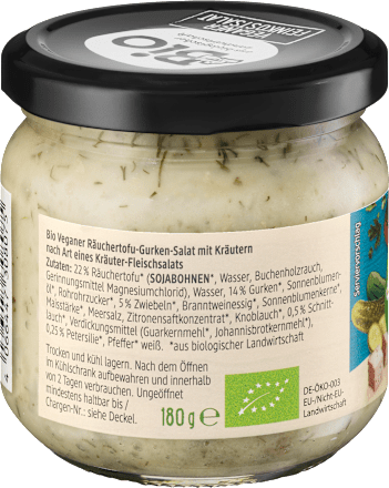 Veganska salata sa krastavcem i dimljenim tofuom dmBio