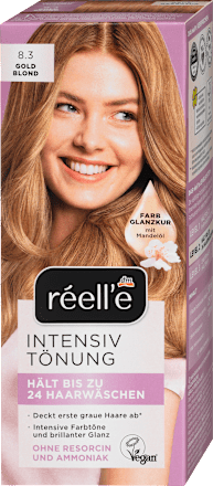 Toner do włosów zloty blond 8.3  réell‘e