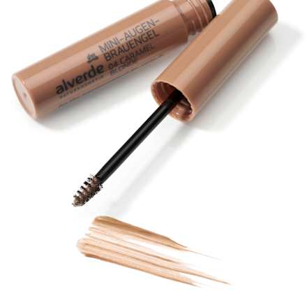 Augenbrauengel Mini 04 Caramel Blonde alverde NATURKOSMETIK