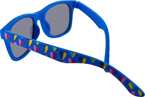 Sonnenbrille für Kinder mit Herz-Muster und verspiegelten Gläsern SUNDANCE