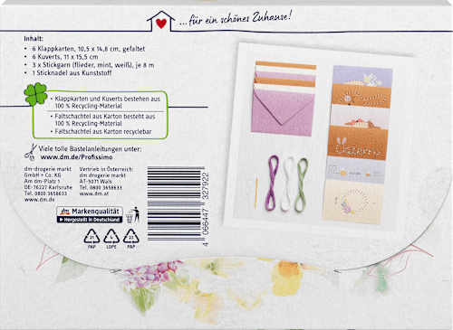 Karten-Set zum Besticken Profissimo