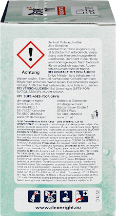 Vollwaschmittel Pulver Ultra Sensitive  Denkmit