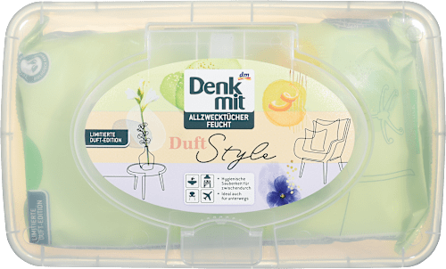 Univerzalne vlažne maramice za čišćenje u kutiji - kaktusova voda i pomorandža Denkmit