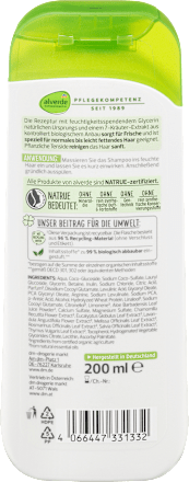 Șampon cu 7 plante alverde NATURKOSMETIK