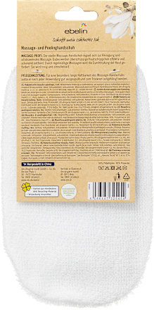 Massage- und Peelinghandschuh ebelin